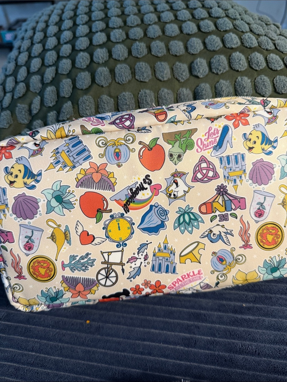 Disney Patterned Cosmetic Pouch - Multi-Color Print